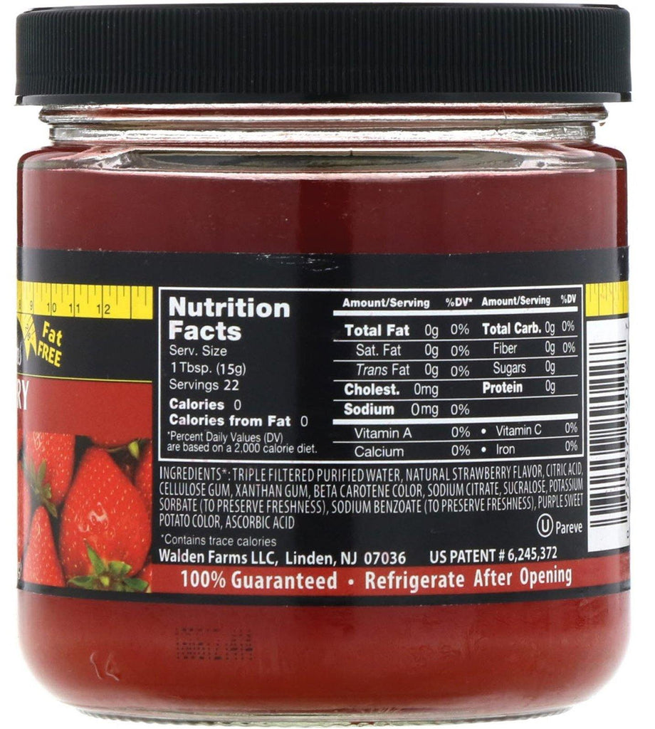 Walden Farms, Strawberry Fruit Spread, 340 g - Mom it KeTo Go