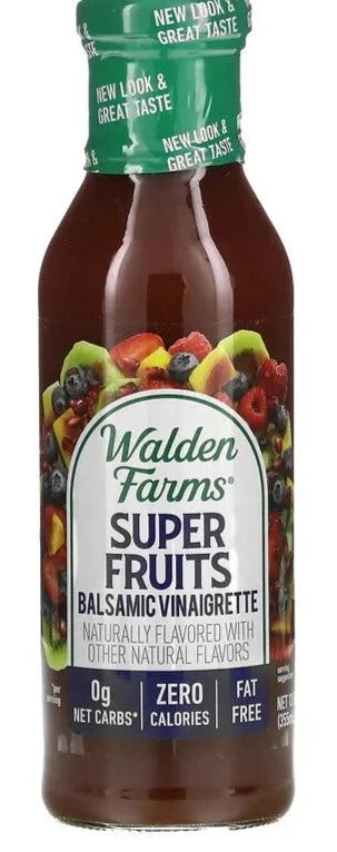 Walden Farms, Super Fruits Balsamic Vinaigrette Dressing, Calorie Free, 355 ml - Mom it KeTo Go
