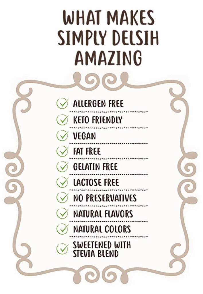 Natural Simply Delish, Natural Sugar Free Jel Dessert, Raspberry, 20 g - Mom it KeTo Go