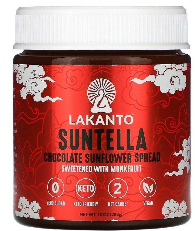 Lakanto, Suntella, Chocolate Sunflower Keto Spread, 283 g - Mom it KeTo Go