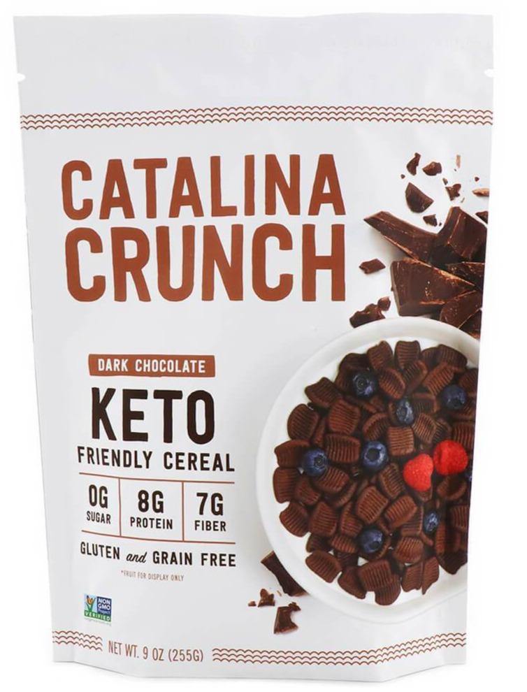 Catalina, Keto Dark Chocolate Crunch Cereal, 255g - Mom it KeTo Go