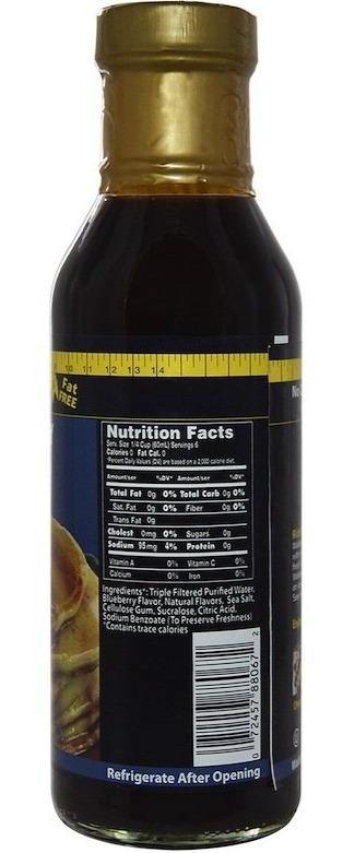 Walden Farms, Blueberry Syrup, Sugar Free, 355 ml - Mom it KeTo Go