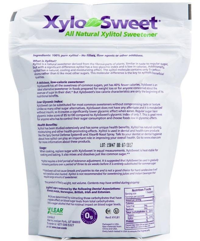 Xlear, XyloSweet, All Natural Xylitol Sweetener, 454 g - Mom it KeTo Go