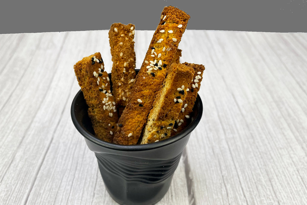 Keto Anise Biscotti 6 pcs (قرشلة اليانسون كيتو) - Mom it KeTo Go