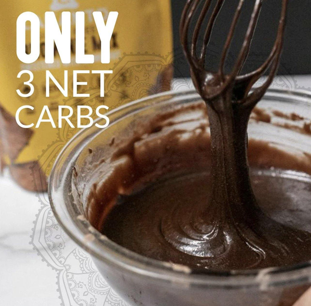 Lakanto, Monkfruit Sweetened Brownie Mix, Sugar Free, 275 g - Mom it KeTo Go