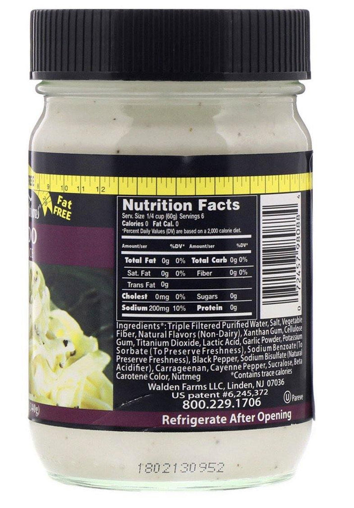 Walden Farms, Alfredo Pasta Sauce 340g - Mom it KeTo Go