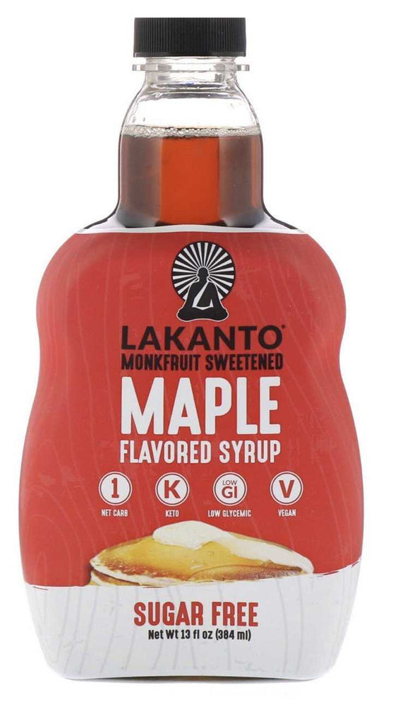 Lakanto, Monkfruit Sweetened Maple Flavored Syrup (384 ml) - Mom it KeTo Go