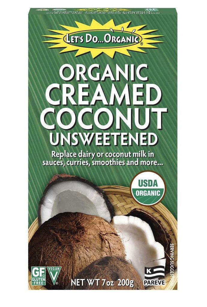 Let's Do Organic, Organic Creamed Coconut, Unsweetened (200g) - Mom it KeTo Go