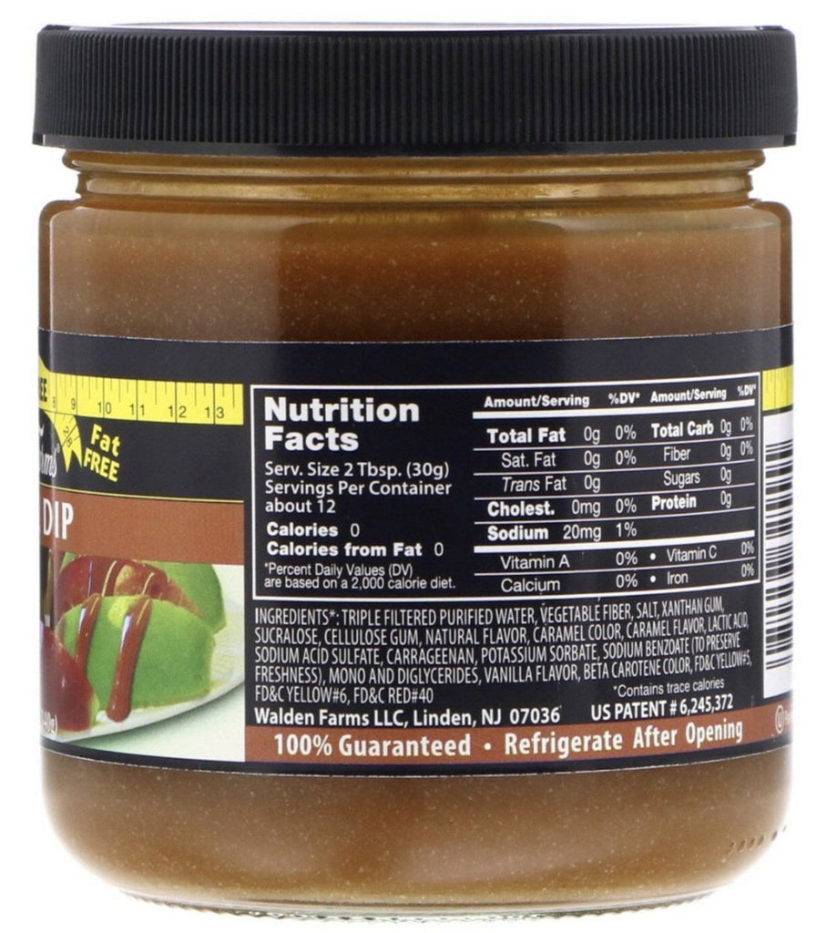 Walden Farms, Caramel Dip 340 g - Mom it KeTo Go