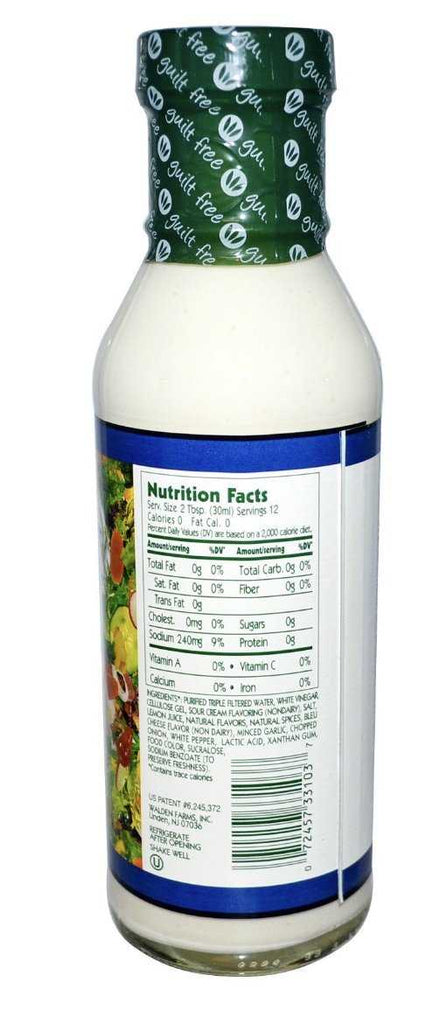 Walden Farms, Dressing, Bleu Cheese, 355 ml - Mom it KeTo Go