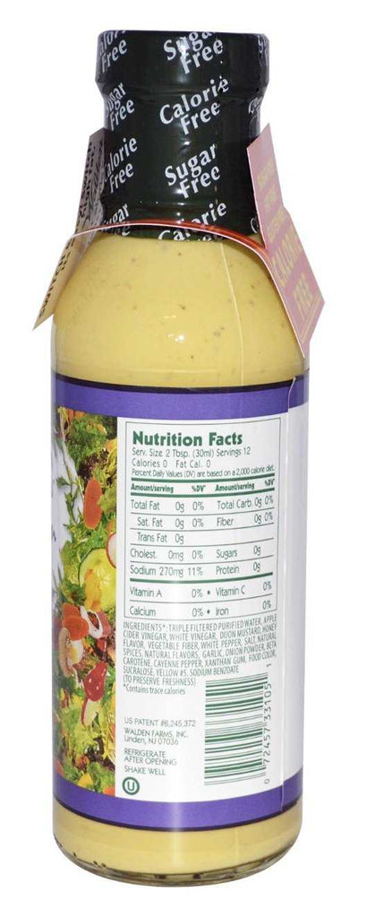 Walden Farms, Honey Dijon Dressing, 355 ml - Mom it KeTo Go