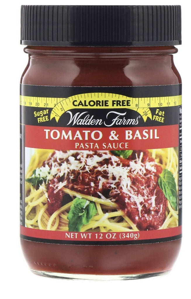 Walden Farms, Pasta Sauce, Tomato & Basil 340 g - Mom it KeTo Go