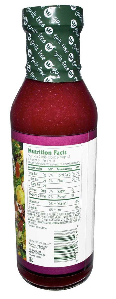 Walden Farms, Raspberry Vinaigrette, 355 ml - Mom it KeTo Go