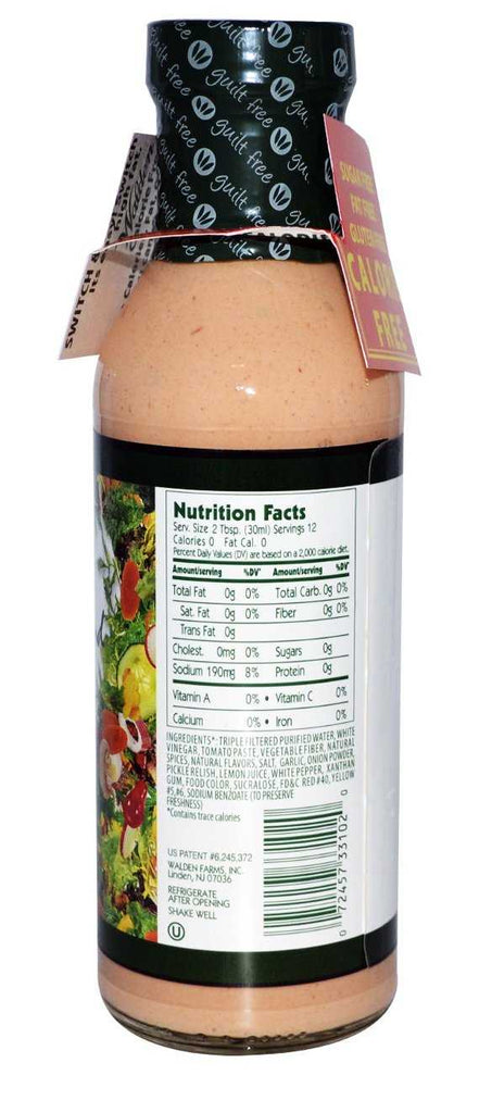 Walden Farms, Thousand Island Dressing, 355 ml - Mom it KeTo Go
